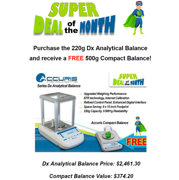 Accuris Intruments Analytical Balance Series Dx