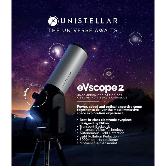 Unistellar eVscope 2 Telescope and Backpack